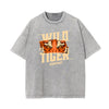 Washed Tiger Graphic Cotton Tee