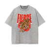 Washed Tiger Graphic Cotton Tee