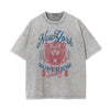 Washed Tiger Graphic Cotton Tee