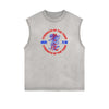 Frayed Edge Tiger Graphic Tank Top