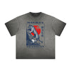 Vintage Frayed Tiger Pattern Tee