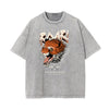 Washed Tiger Graphic Cotton Tee