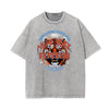 Washed Tiger Graphic Cotton Tee