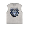 Frayed Edge Tiger Graphic Tank Top