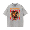 Washed Tiger Graphic Cotton Tee