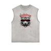 Frayed Edge Tiger Graphic Tank Top