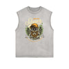 Frayed Edge Holiday Graphic Tank Top