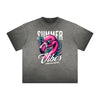 Vintage Frayed Holiday Pattern Tee