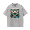 Washed Holiday Graphic Cotton Tee