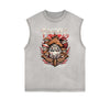 Frayed Edge Holiday Graphic Tank Top