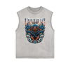 Frayed Edge Holiday Graphic Tank Top