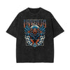 Stone Wash Holiday Pattern T Shirt