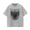 Washed Holiday Graphic Cotton Tee