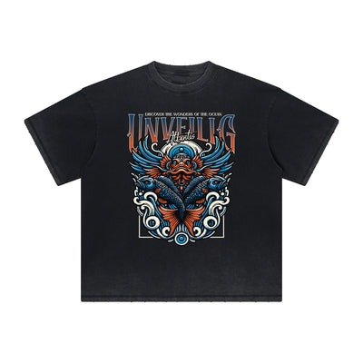 Thick Faded Holiday Graphic T Shirt