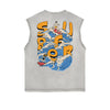 Frayed Edge Holiday Graphic Tank Top