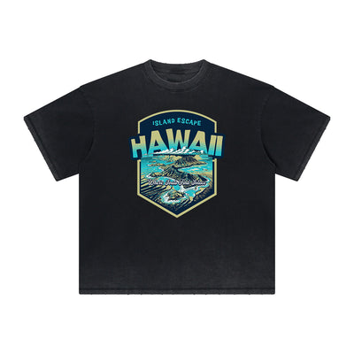 Thick Faded Holiday Graphic T Shirt