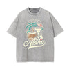 Washed Holiday Graphic Cotton Tee