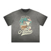 Vintage Frayed Holiday Pattern Tee