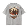 Washed Holiday Graphic Cotton Tee