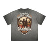 Vintage Frayed Holiday Pattern Tee