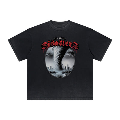 Thick Faded Holiday Graphic T Shirt