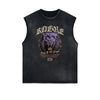 Frayed Edge Gothic Graphic Tank Top
