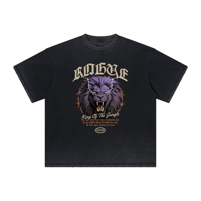 Thick Faded Gothic Graphic T Shirt