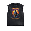 Frayed Edge Gothic Graphic Tank Top