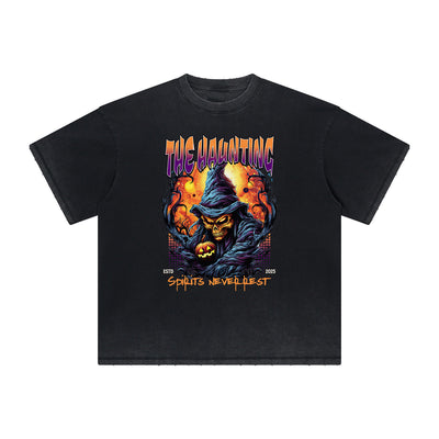 Thick Faded Gothic Graphic T Shirt