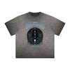 Vintage Frayed Gothic Pattern Tee