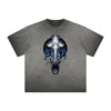 Vintage Frayed Gothic Pattern Tee