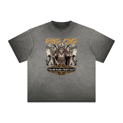 Heavyweight Washed King Graphic Tee