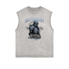 Frayed Edge King Graphic Tank Top