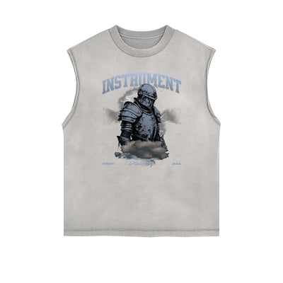 Frayed Edge King Graphic Tank Top