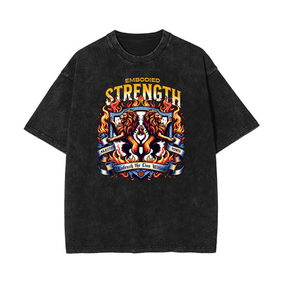 Stone-Washed King Graphic Tee