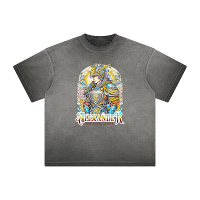 Heavyweight Washed King Graphic Tee