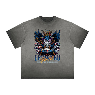Heavyweight Washed King Graphic Tee