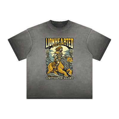 Heavyweight Washed King Graphic Tee