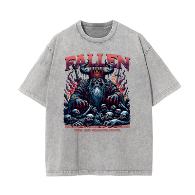 Washed Cotton King Graphic Tee