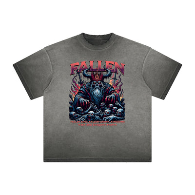 Heavyweight Washed King Graphic Tee