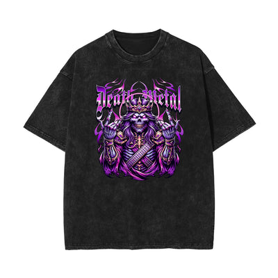 Stone-Washed King Graphic Tee