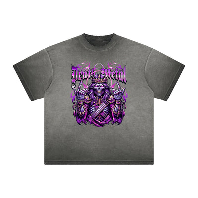 Heavyweight Washed King Graphic Tee