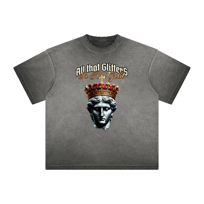 Heavyweight Washed King Graphic Tee