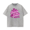 Washed Cotton Queen Graphic Tee