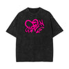 Stone-Washed Queen Graphic T-Shirt