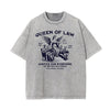 Washed Cotton Queen Graphic Tee