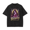 Stone-Washed Queen Graphic T-Shirt