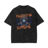 Stone-Washed Queen Graphic T-Shirt