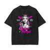 Stone-Washed Queen Graphic T-Shirt