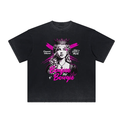Heavyweight Washed Queen Graphic T-Shirt